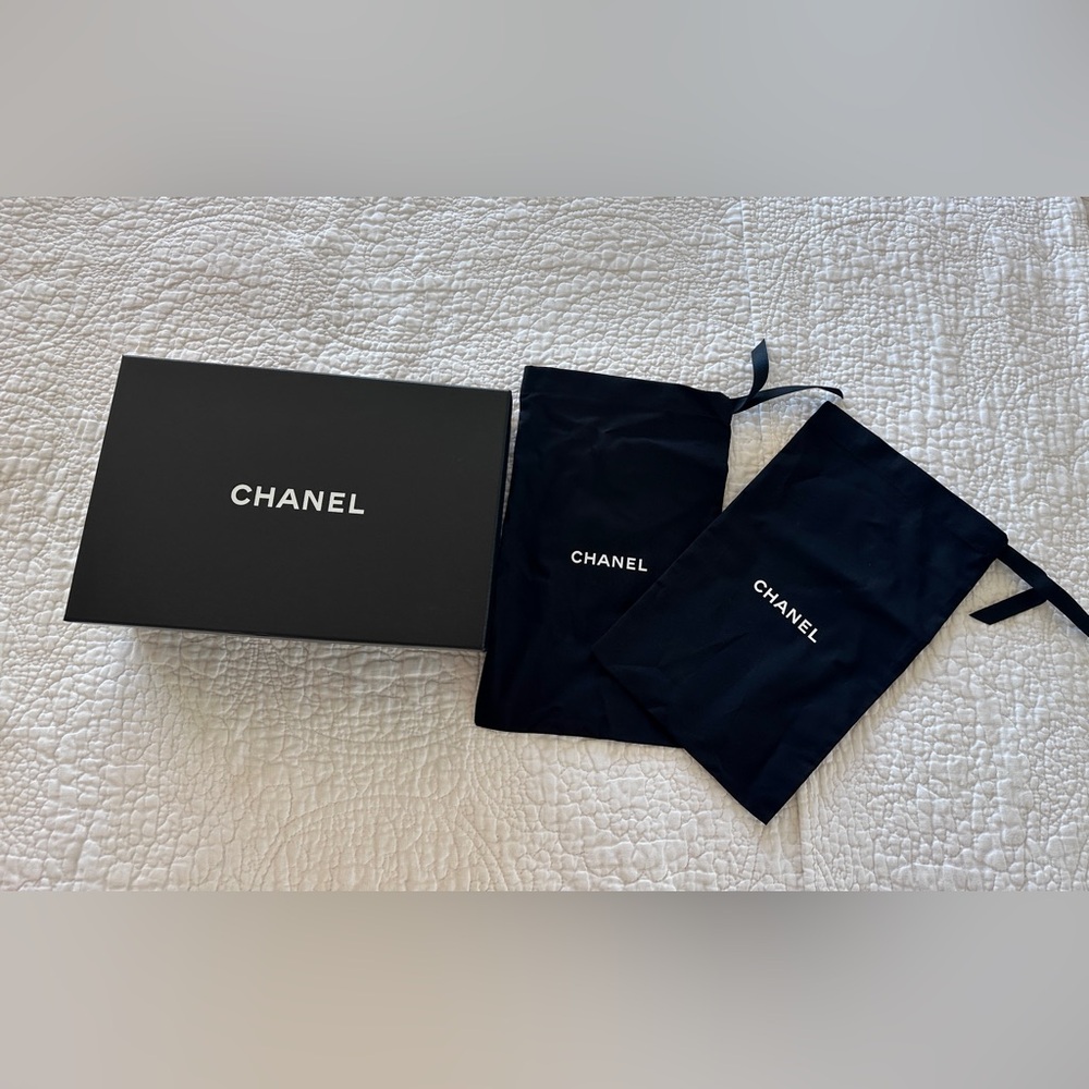 Chanel Shoe Box and Dust Bags